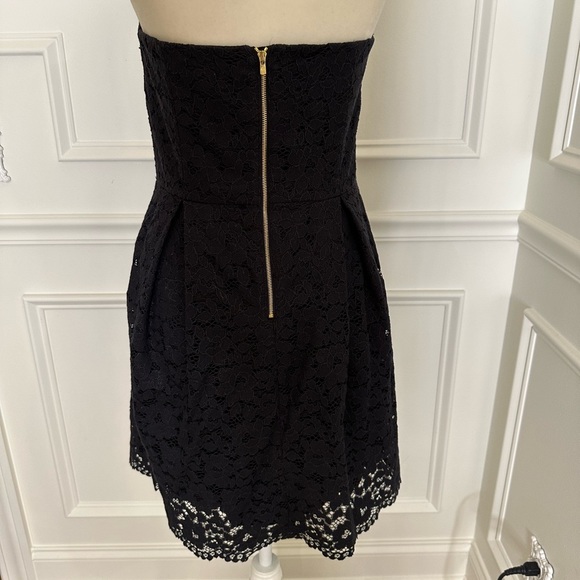 Lilly Pulitzer Strapless Floral Lace Dress - Picture 4 of 7